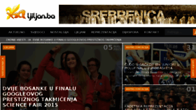 What Ljiljan.ba website looked like in 2015 (8 years ago)