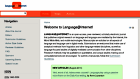 What Languageatinternet.org website looked like in 2015 (8 years ago)