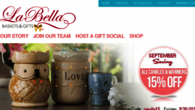 What Labellabaskets.com website looked like in 2015 (8 years ago)