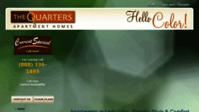 What Liveatthequarters.com website looked like in 2015 (8 years ago)