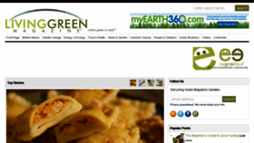 What Livinggreenmag.com website looked like in 2015 (8 years ago)