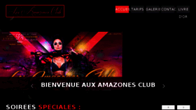 What Lesamazonesclub.fr website looked like in 2015 (8 years ago)