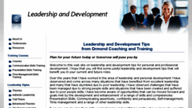 What Leadership-development-tips.com website looked like in 2015 (8 years ago)