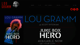What Lou-gramm.com website looked like in 2015 (8 years ago)