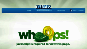 What Life-savers.com website looked like in 2015 (8 years ago)