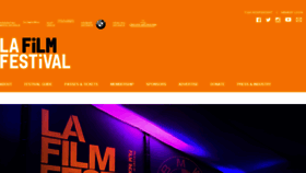 What Lafilmfest.com website looked like in 2015 (8 years ago)