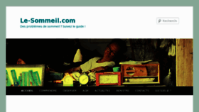 What Le-sommeil.com website looked like in 2015 (8 years ago)