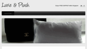 What Luxeandplush.com website looked like in 2015 (8 years ago)