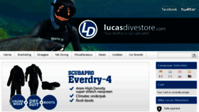 What Lucasdivestore.com website looked like in 2015 (8 years ago)