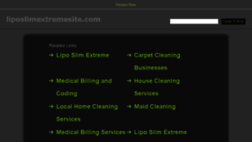 What Liposlimextremesite.com website looked like in 2015 (8 years ago)