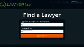 What Lawyer123.com website looked like in 2015 (8 years ago)