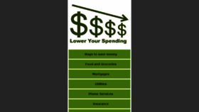 What Loweryourspending.com website looked like in 2015 (8 years ago)