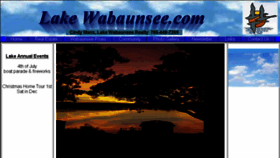 What Lakewabaunsee.com website looked like in 2015 (8 years ago)