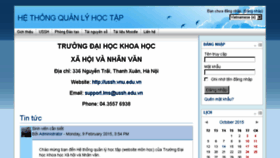 What Lms.ussh.edu.vn website looked like in 2015 (8 years ago)