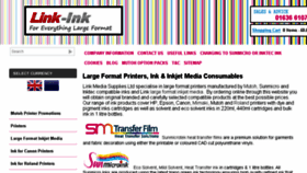 What Link-ink.co.uk website looked like in 2015 (8 years ago)