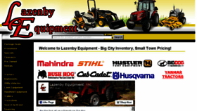 What Lazenbyequipment.com website looked like in 2015 (8 years ago)