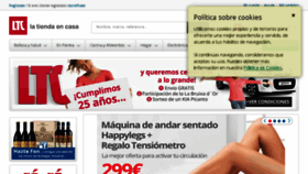 What Latiendaencasa.com website looked like in 2015 (8 years ago)