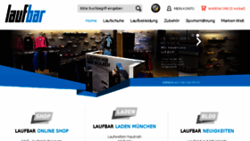 What Lauf-bar.de website looked like in 2015 (8 years ago)