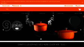 What Lecreuset.dk website looked like in 2015 (8 years ago)