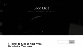What Logobliss.com website looked like in 2015 (8 years ago)