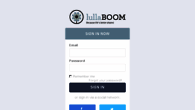 What Lullaboom.com website looked like in 2015 (8 years ago)
