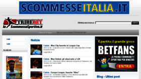 What Lascommessasportiva.it website looked like in 2015 (8 years ago)