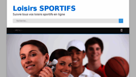 What Loisirs-sportifs.info website looked like in 2015 (8 years ago)