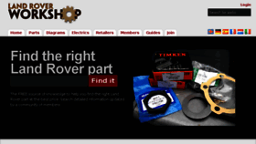 What Landroverworkshop.com website looked like in 2015 (8 years ago)