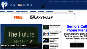 What Lovemynokia.com website looked like in 2015 (8 years ago)
