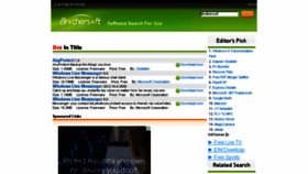 What Live.brothersoft.com website looked like in 2015 (8 years ago)