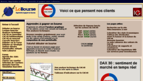 What Lobourse.com website looked like in 2015 (8 years ago)
