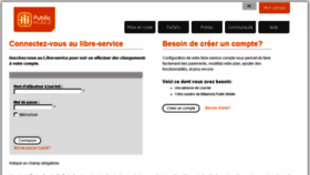What Libreservice.publicmobile.ca website looked like in 2015 (8 years ago)
