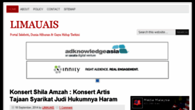 What Limauais.com website looked like in 2015 (8 years ago)