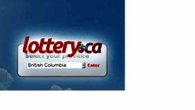 What Lottery.ca website looked like in 2015 (8 years ago)