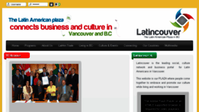What Latincouver.ca website looked like in 2015 (8 years ago)
