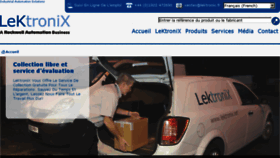 What Lektronix.fr website looked like in 2015 (8 years ago)