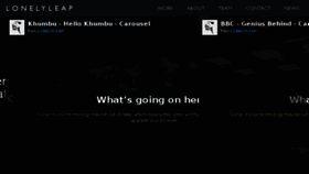 What Lonelyleap.com website looked like in 2015 (9 years ago)