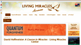 What Livingmiraclescenter.org website looked like in 2015 (8 years ago)