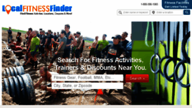 What Localfitnessfinder.com website looked like in 2015 (8 years ago)