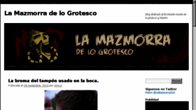 What Lamazmorradelogrotesco.com website looked like in 2015 (8 years ago)