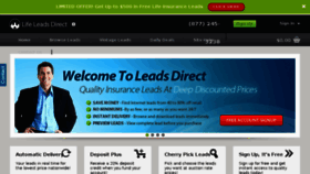 What Lifeleadsdirect.com website looked like in 2015 (8 years ago)