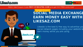 What Likesaz.com website looked like in 2015 (8 years ago)