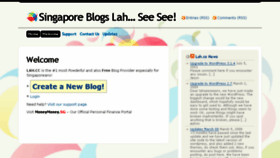What Lah.cc website looked like in 2015 (8 years ago)