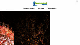 What Landesgartenschau-hemer.de website looked like in 2015 (8 years ago)