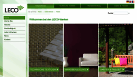 What Leco-werke.de website looked like in 2015 (8 years ago)