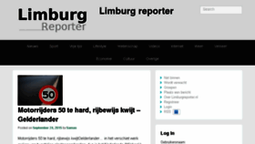 What Limburgreporter.nl website looked like in 2015 (8 years ago)