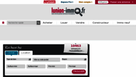 What Lunion-immo.fr website looked like in 2015 (8 years ago)