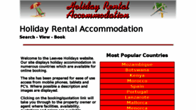 What Leevee-holidays.com website looked like in 2015 (8 years ago)