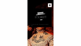 What Lescarlett.fr website looked like in 2015 (8 years ago)