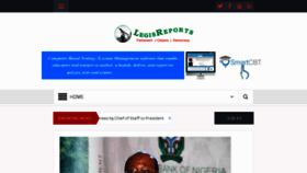What Legisreportsng.com website looked like in 2015 (8 years ago)